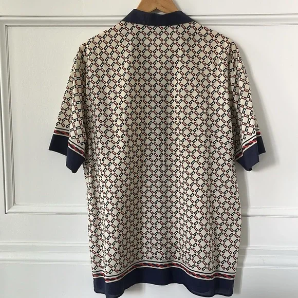 Gucci Button Down Shirt with Geometric Pattern - Picture 5 of 11